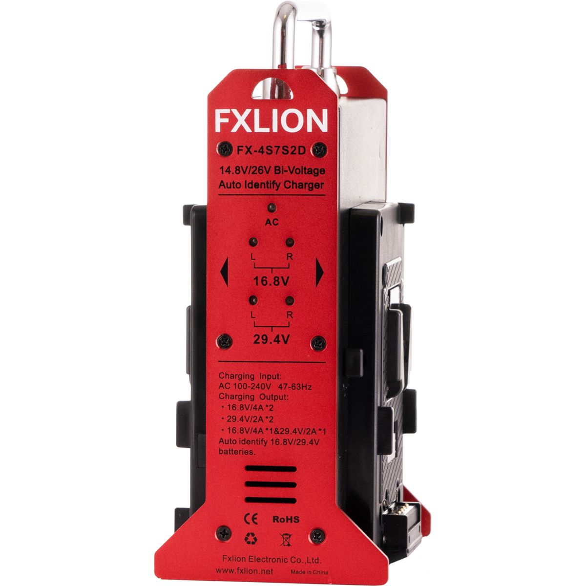 FXLion 14.8V/26V Battery 2-CH V-Lock Charger