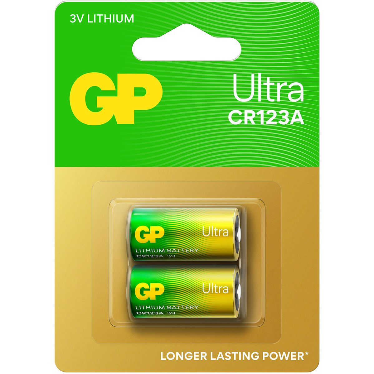 GP CR123A Battery GP Ultra Lithium 2 PCs - image 3 of 5