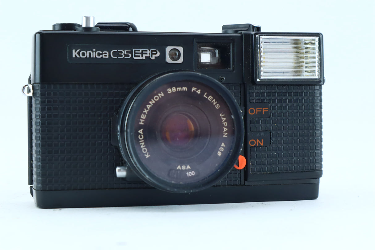 Konica C35 EF P – 35mm Compact Camera with Hexanon 38mm f/4 Lens
