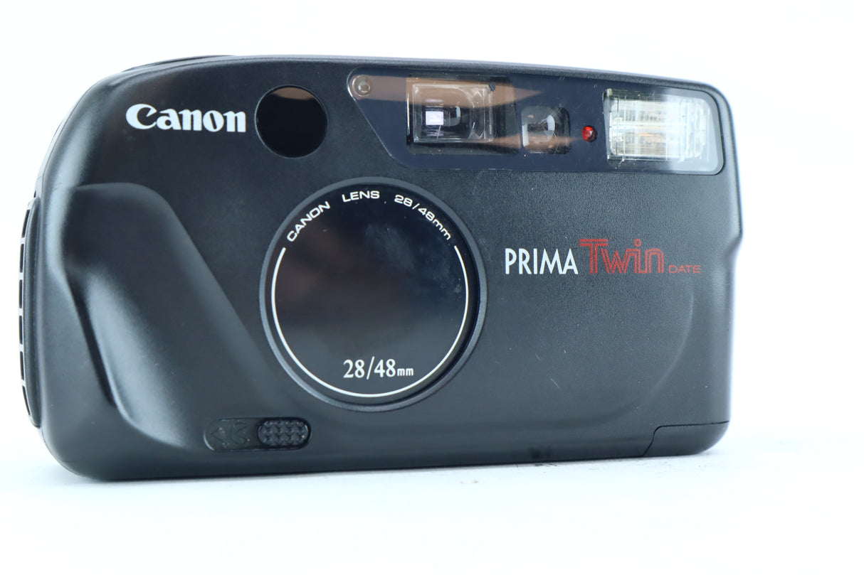 Canon Prima Twin Date – 35mm Compact Camera with Dual Lens System