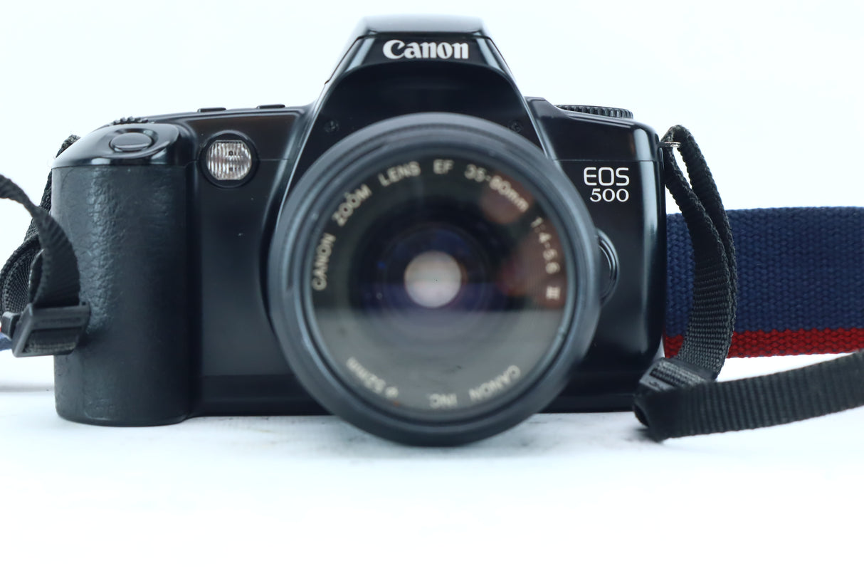 Canon EOS 500 with Canon EF 35–80mm f/4–5.6 III Lens