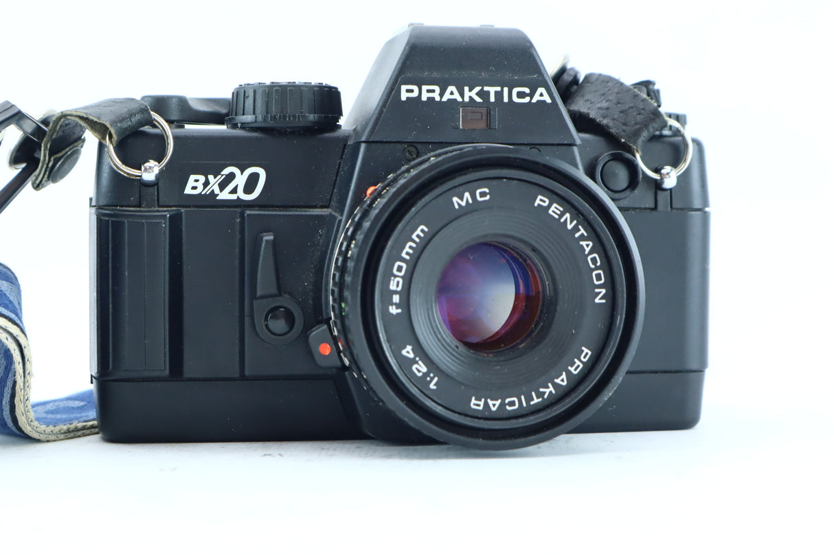 Praktica BX20 – 35mm SLR Camera with Prakticar 50mm f/2.4 MC Lens