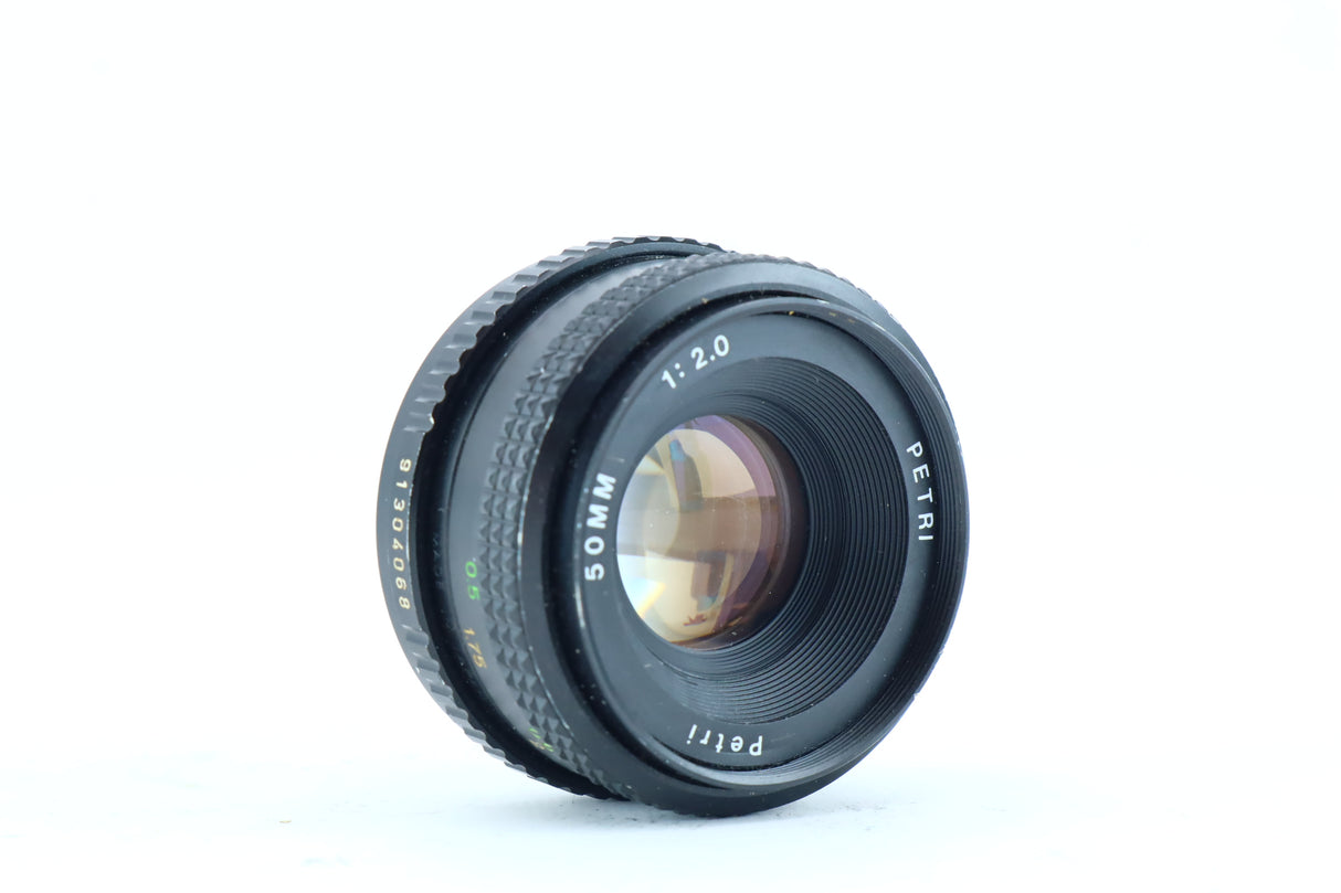 Petri 50mm f/2 – Manual Focus Standard Lens