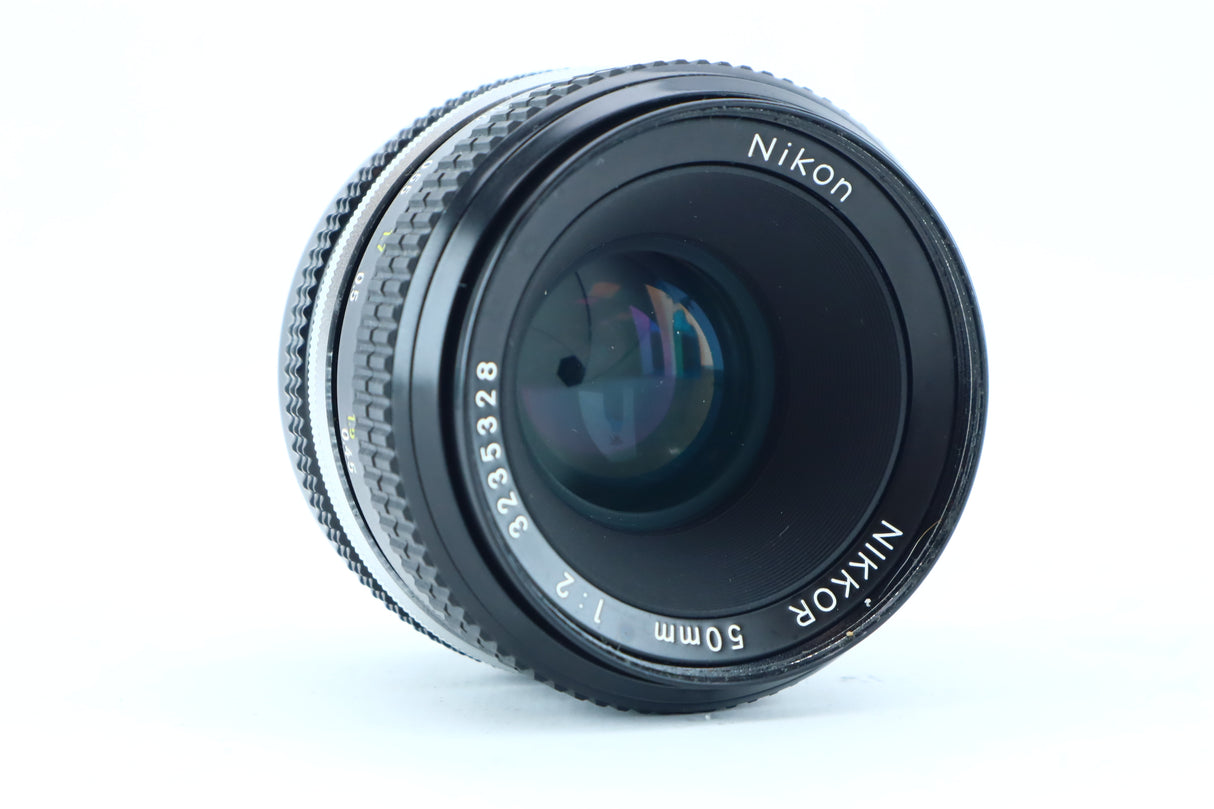 Nikon Nikkor 50mm f/2 – Manual Focus Prime Lens for Nikon F Mount