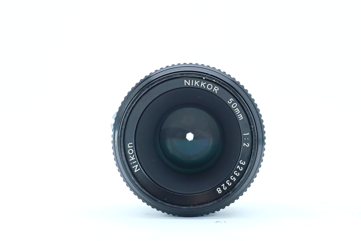 Nikon Nikkor 50mm f/2 – Manual Focus Prime Lens for Nikon F Mount