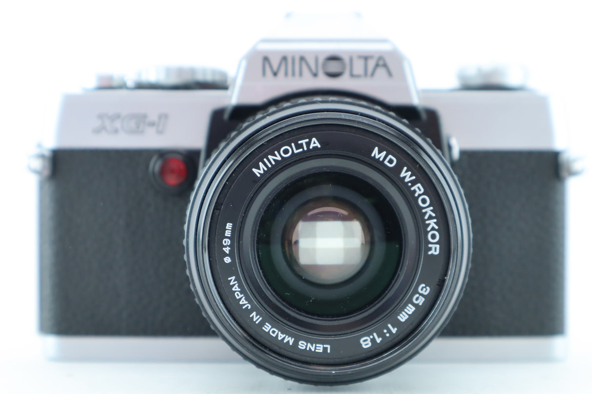 Minolta XG-1 with MD W.ROKKOR 35mm 1,8