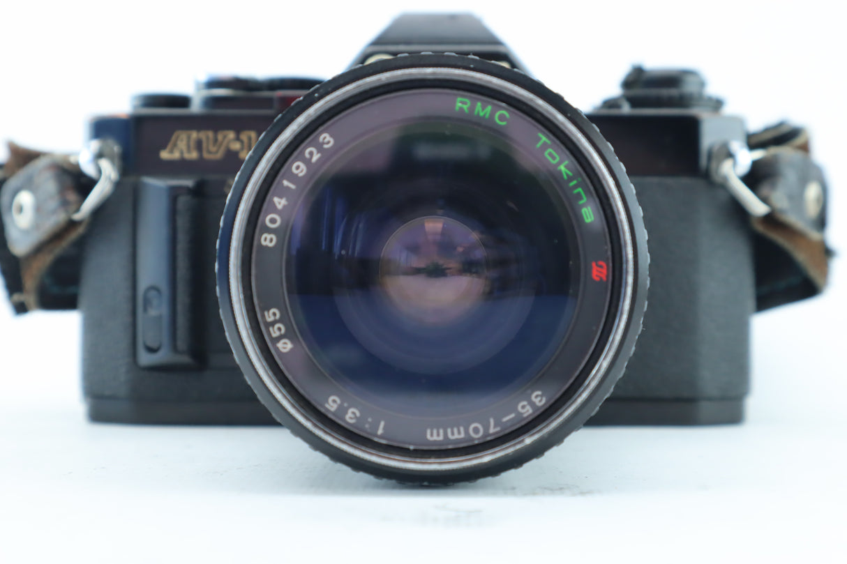 Canon AV-1 with RMC Tokina 35-70mm 3,5