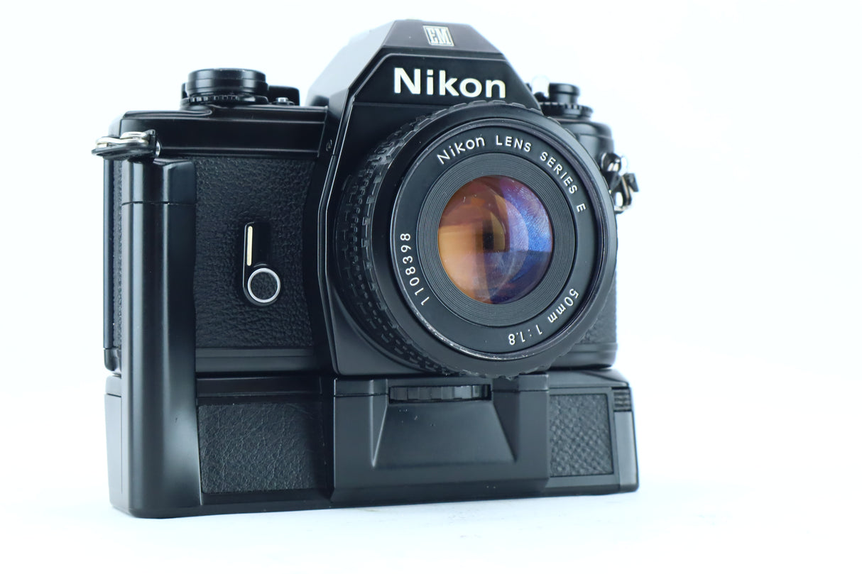Nikon EM with Nikon Series E 50mm f/1.8 – SLR Camera Kit