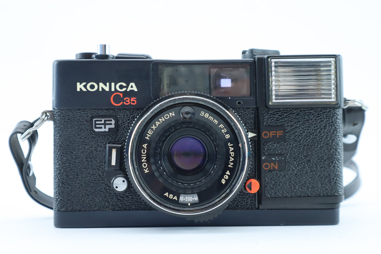 Konica C35 EF with Hexanon 38mm f/2.8
