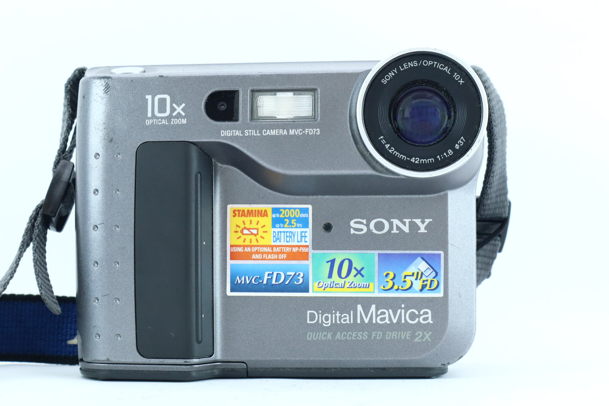 Sony Mavica MVC-FD73 – Vintage Digital Camera with Floppy Disk Storage