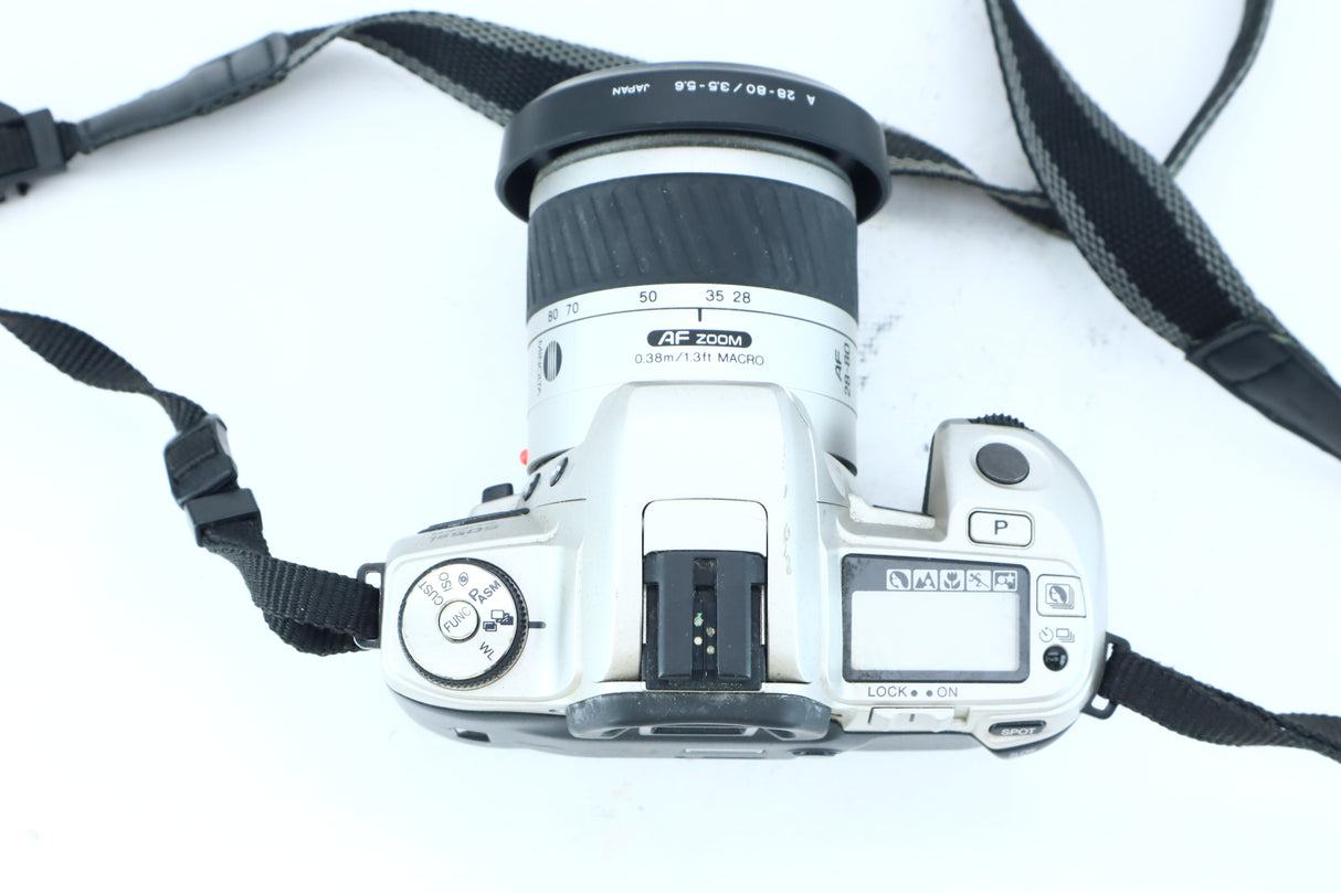 Minolta Dynax 505si Super with Minolta AF 28–80mm f/3.5–5.6 – 35mm Autofocus SLR Camera Kit
