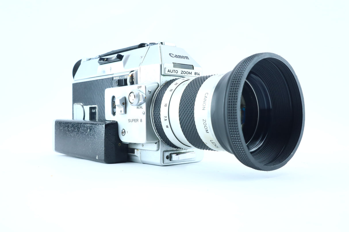 Canon Auto Zoom 814 with Canon Zoom Lens C-8 7.5–60 mm f/1.4