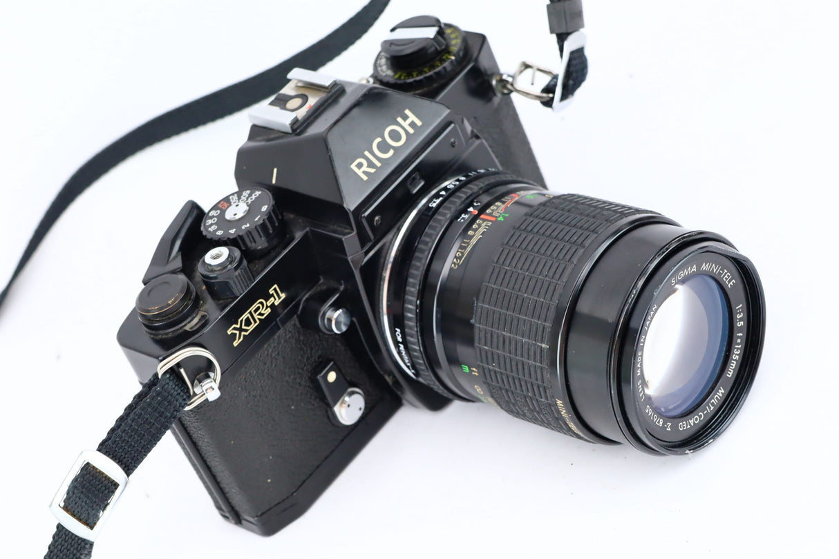 Ricoh XR-1 with Sigma Mini-Tele 1:3,5 F=135mm lens
