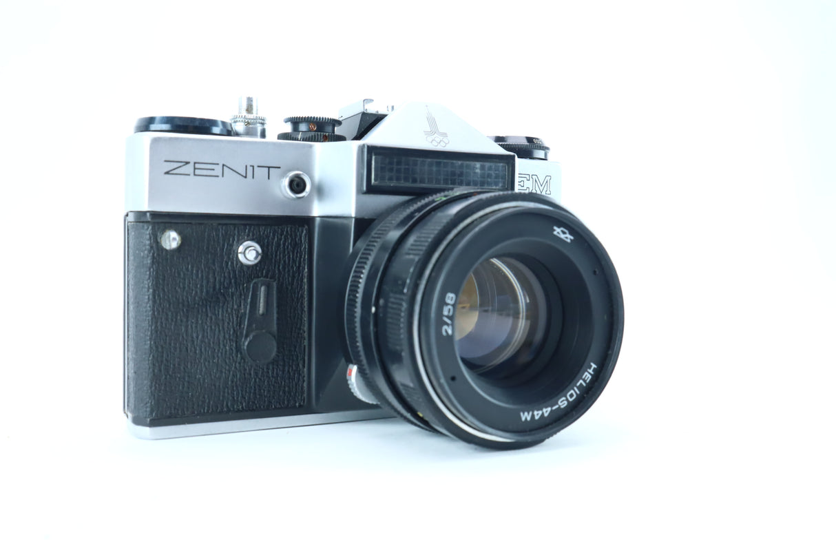 Zenit EM with Helios-44M 58mm f/2