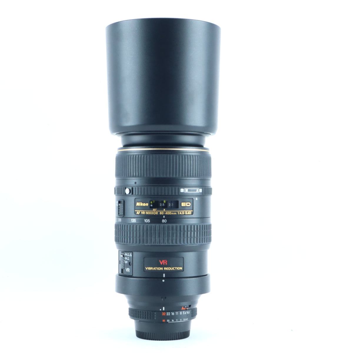 Objectif Nikon AF VR-Nikkor 80-400mm F/4.5-5.6 D - Très Bon état, Monture AF