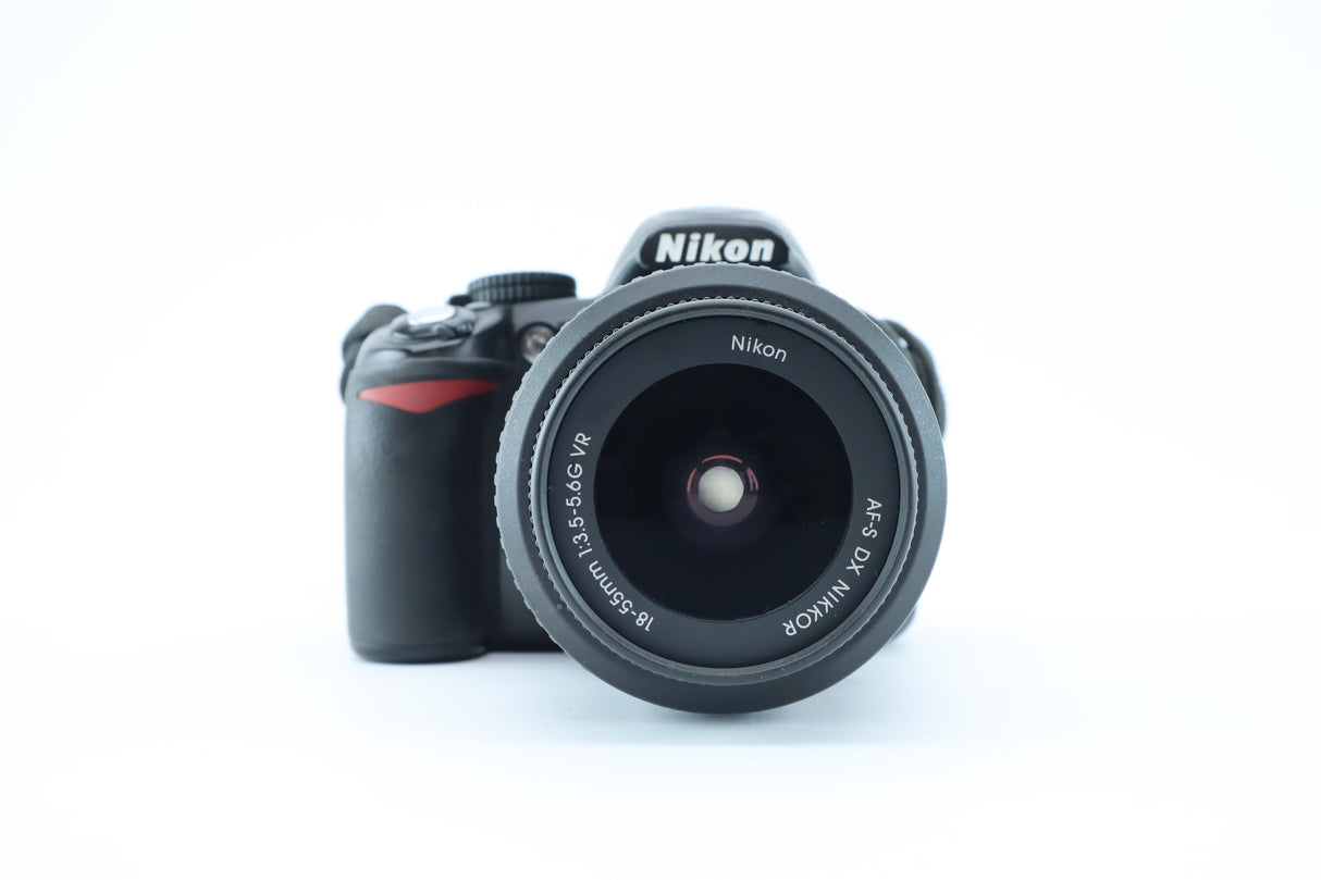 Nikon D3100 + AF-S DX 18–55mm f/3.5–5.6G VR