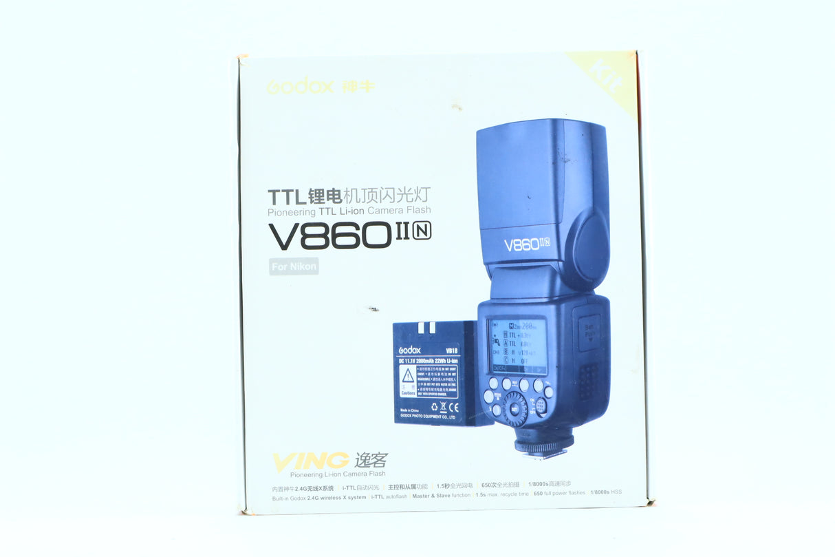Godox V860II-N – TTL Li-Ion Flash for Nikon