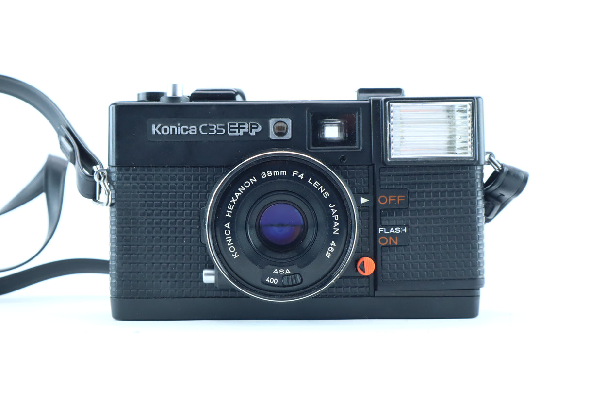 Konica C35 EF P with Hexanon 38mm f/4