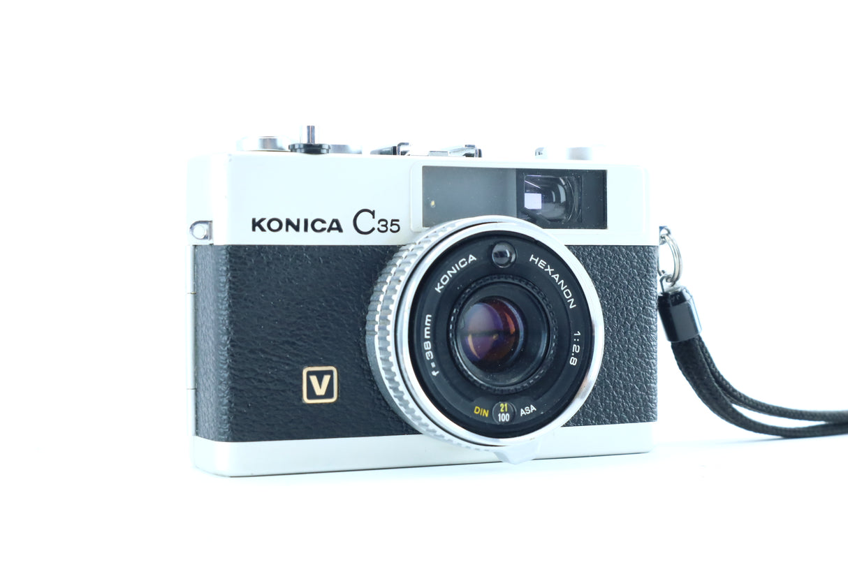 Konica C35 V with Hexanon 38mm f/2.8