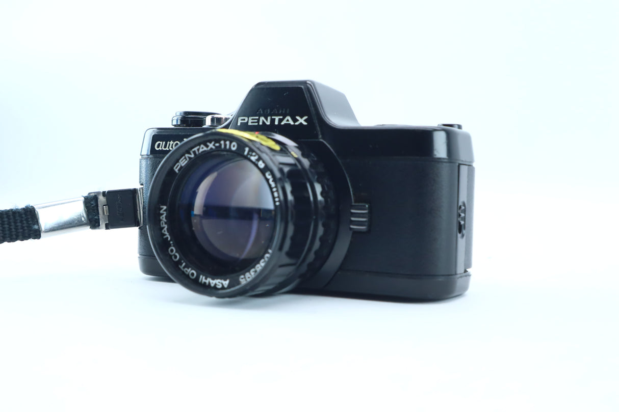 Pentax Auto 110, Set with 50mm, 18mm, 24mm Lenses + AF130P Flash