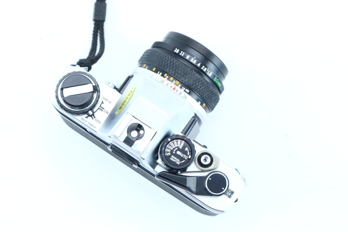 Olympus OM-10 with Olympus Zuiko Auto-S 50mm f/1.8