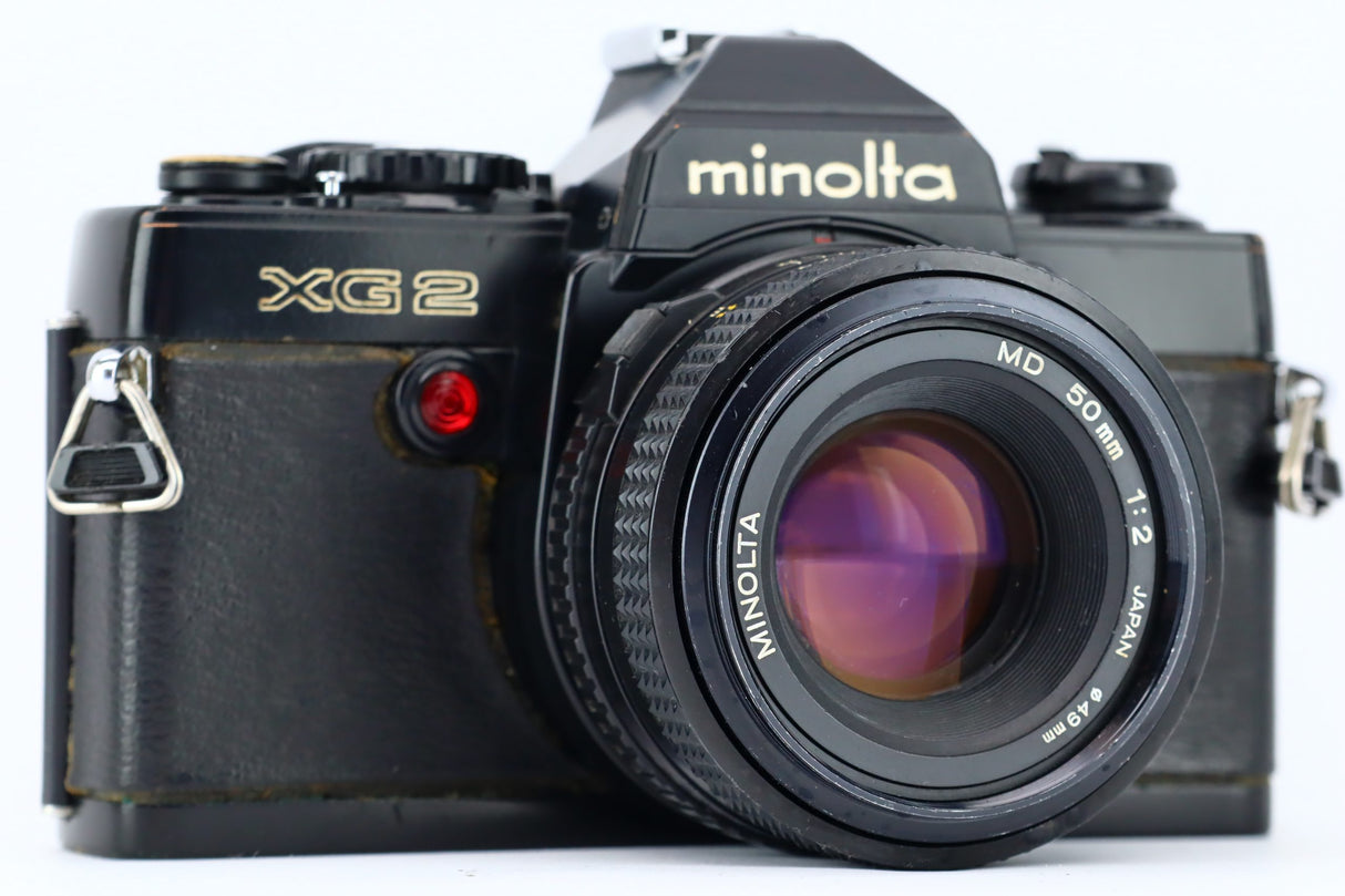 Minolta XG2 with Minolta MD 50mm 1:2