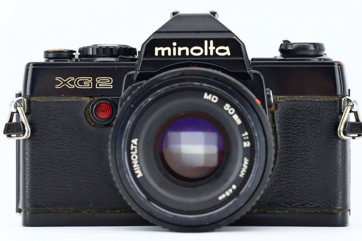 Minolta XG2 with Minolta MD 50mm 1:2