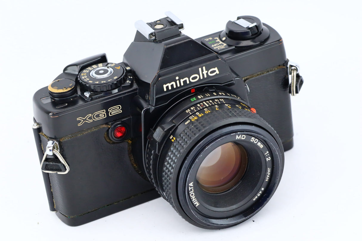 Minolta XG2 with Minolta MD 50mm 1:2