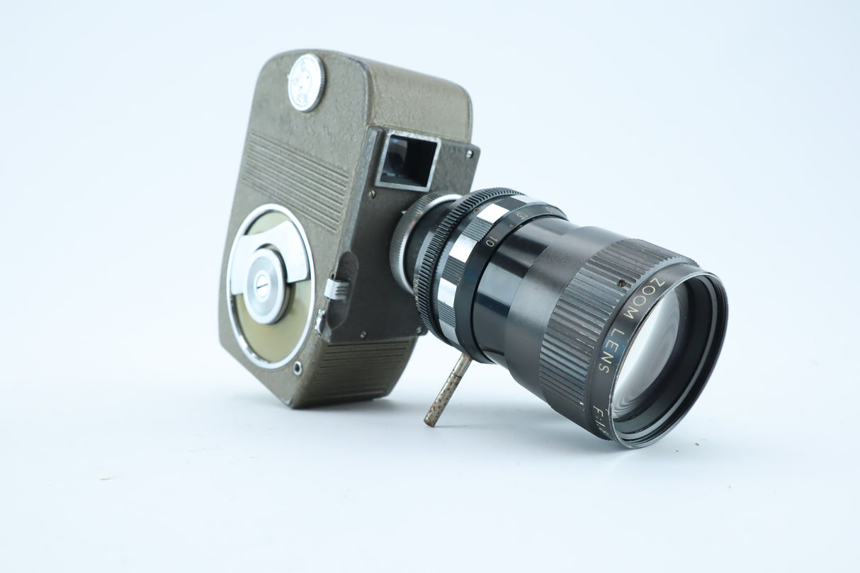 Sankyo 8-S with Chinon Zoom 10–30mm f/1.8