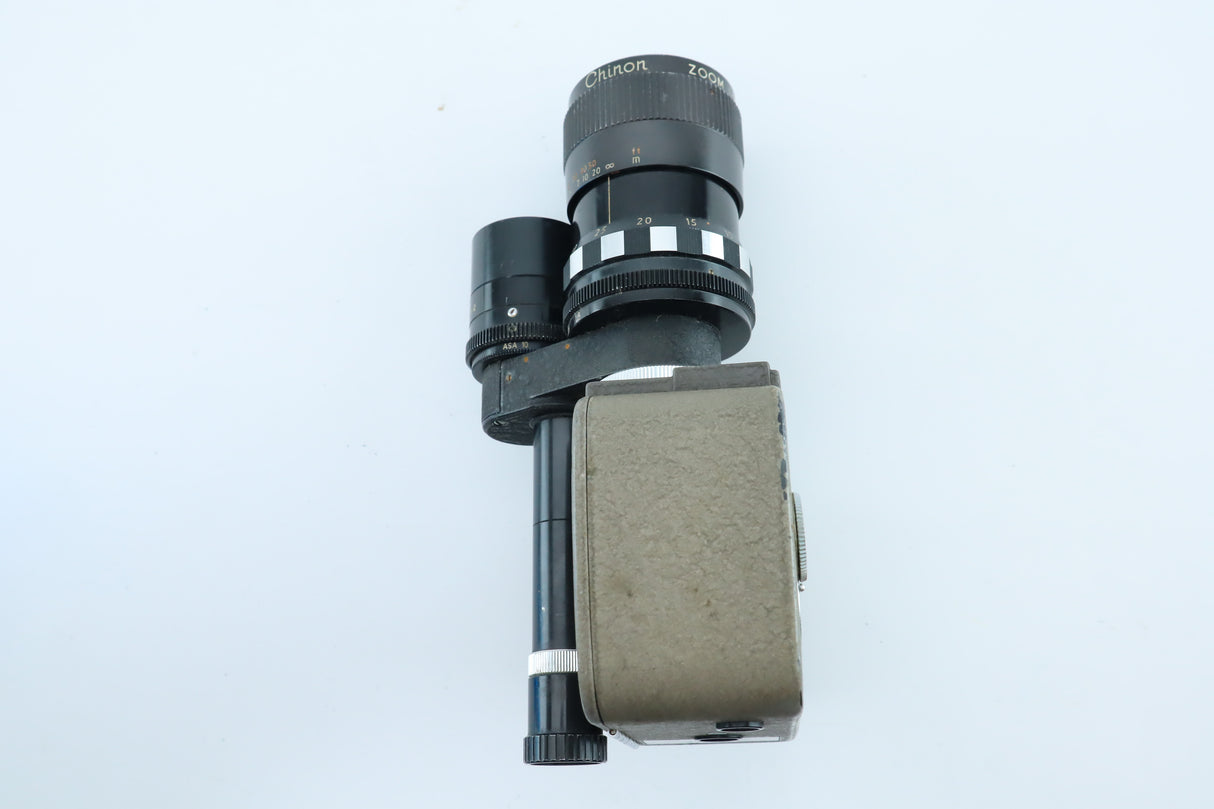 Sankyo 8-S with Chinon Zoom 10–30mm f/1.8