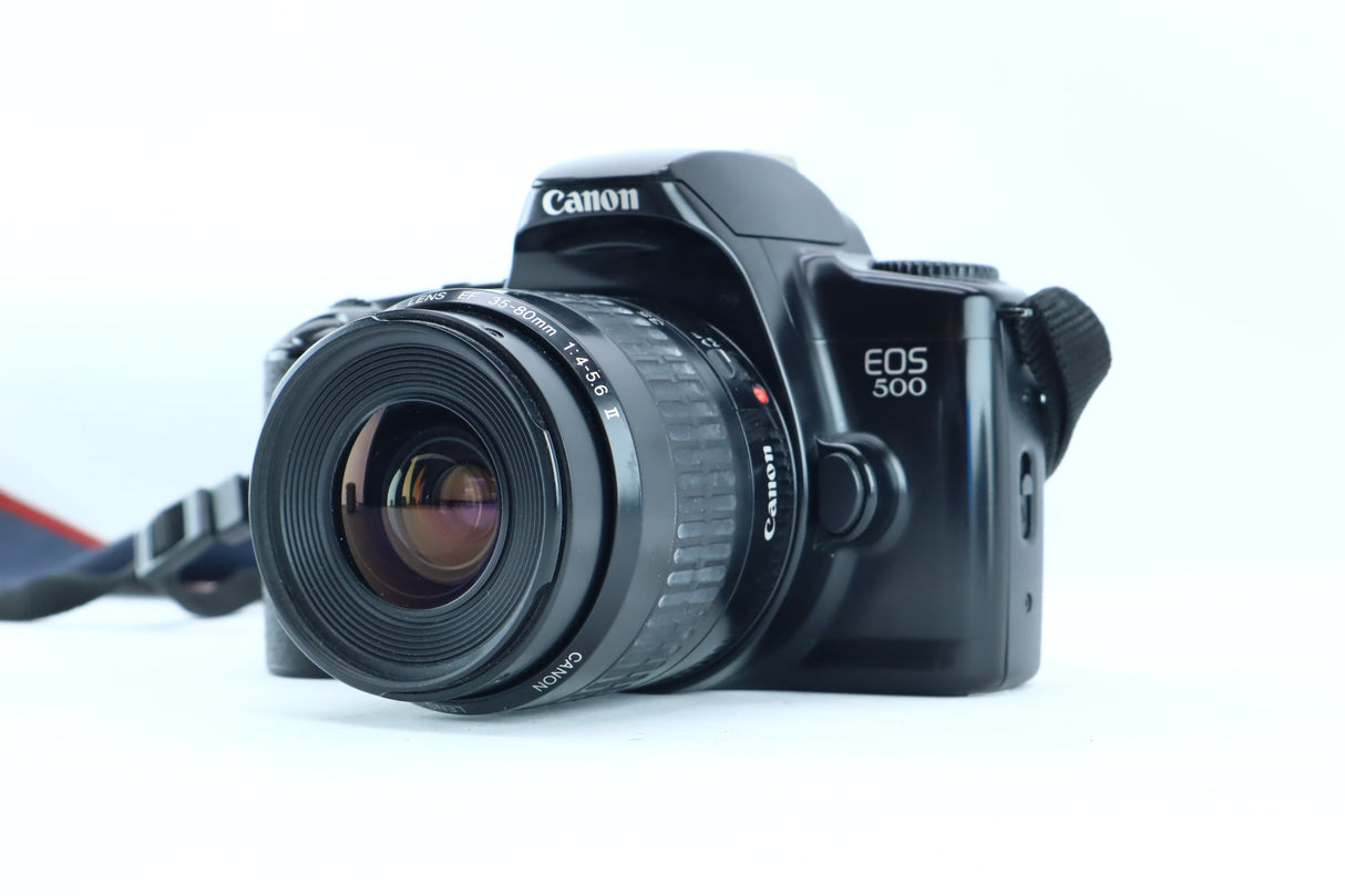 Canon EOS 500 with Canon EF 35–80mm f/4–5.6 II