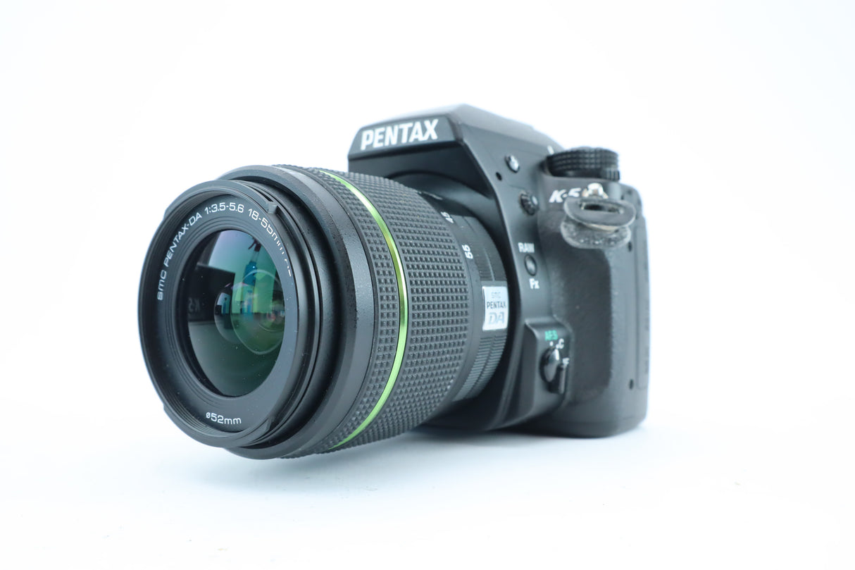 Pentax K-5 with SMC DA 18–55mm f/3.5–5.6 AL WR