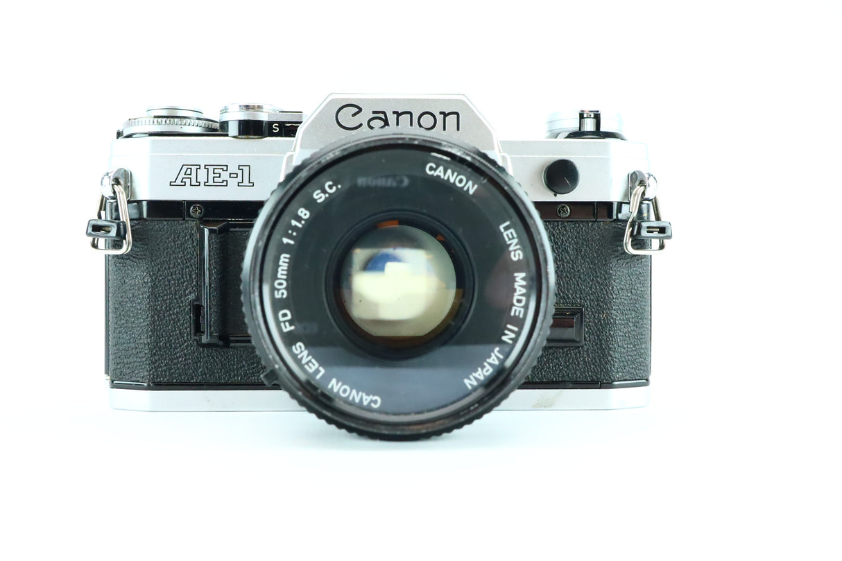 Canon AE-1 with FD 50mm 1.8 S.C.