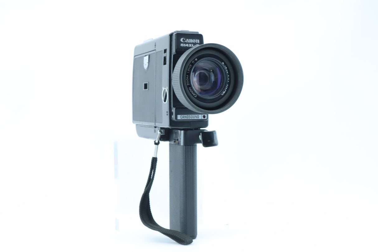 Canon 514XL-S + Canon C-8 9–45mm f/1.4 Macro lens