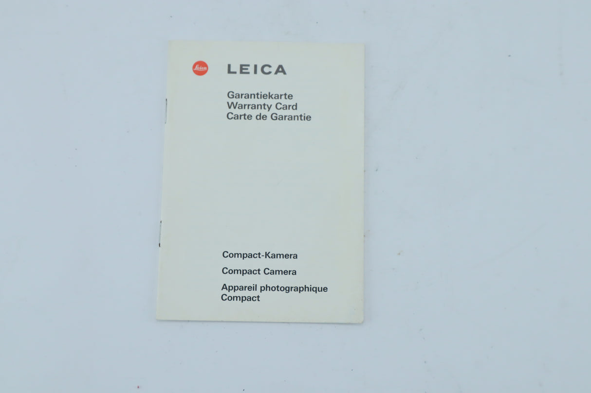 Leica Minilux Zoom – Vario-Elmar 35–70mm f/3.5–6.5 Lens