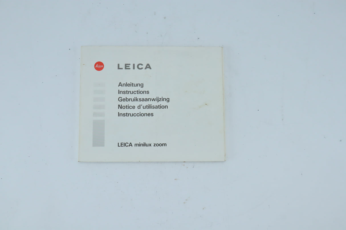 Leica Minilux Zoom – Vario-Elmar 35–70mm f/3.5–6.5 Lens