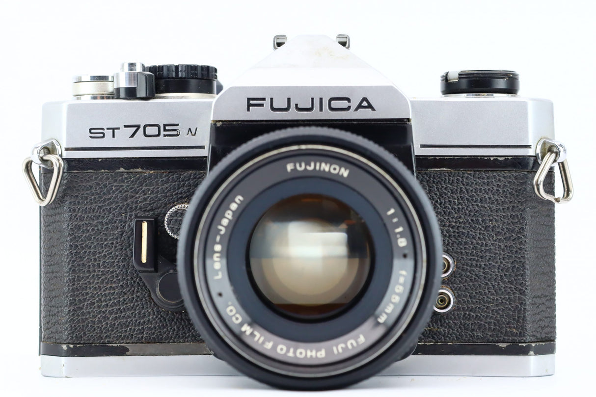 Fujica ST705W with Fujinon f=55mm 1:1.8 lens