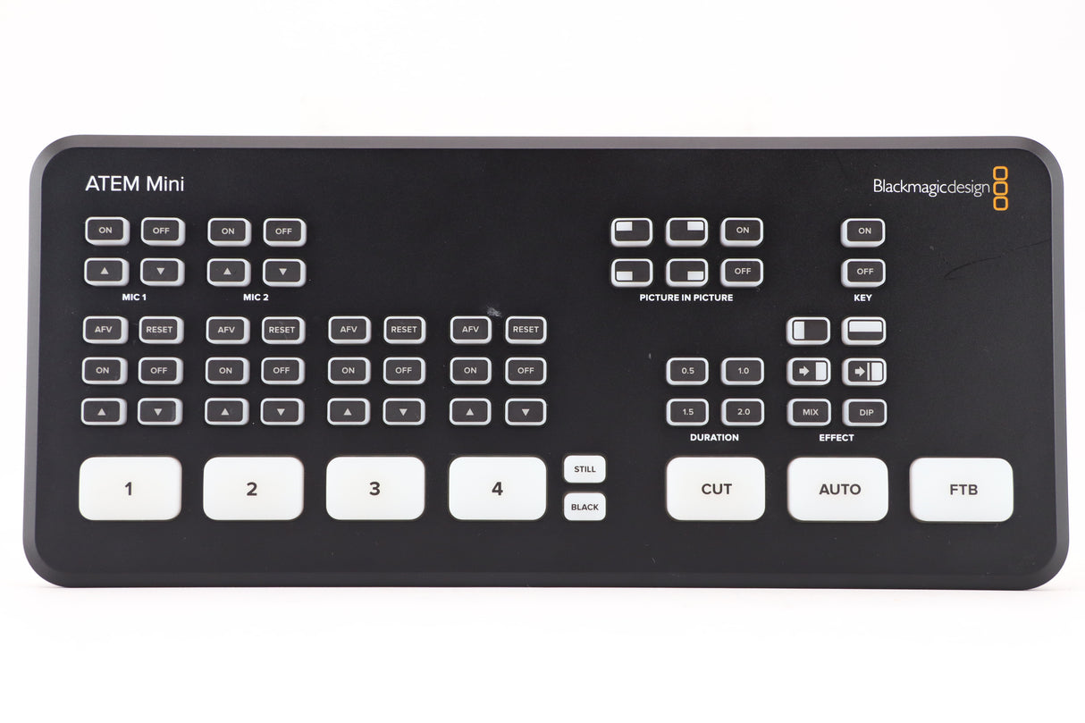 BlackMagic design ATEM Mini.