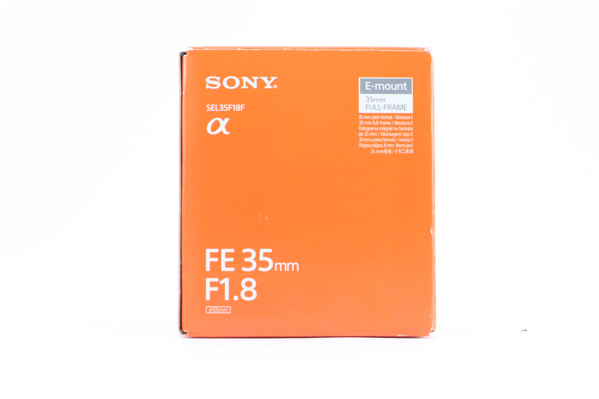 Sony FE 35mm f/1.8 – Compact Full-Frame Prime Lens for Sony E-Mount