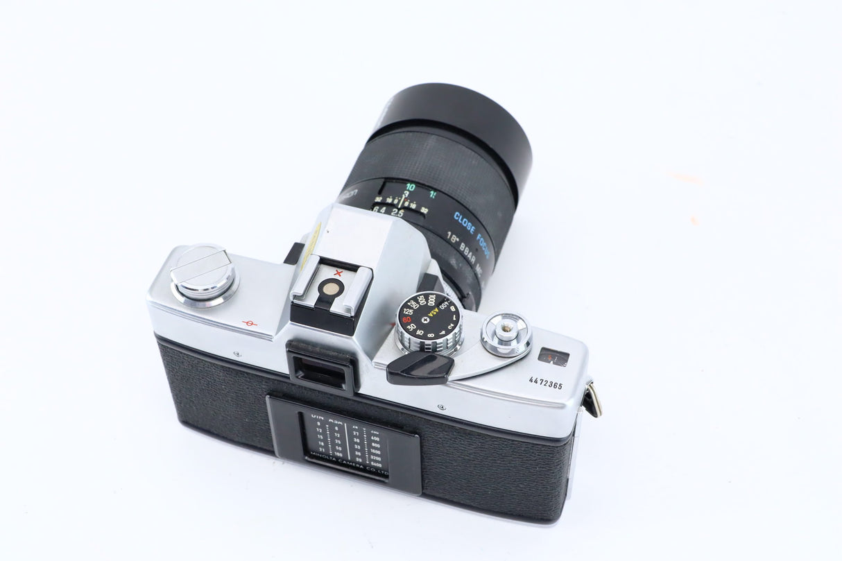 Minolta SRT 101b with Tamron 135mm 2,8 lens