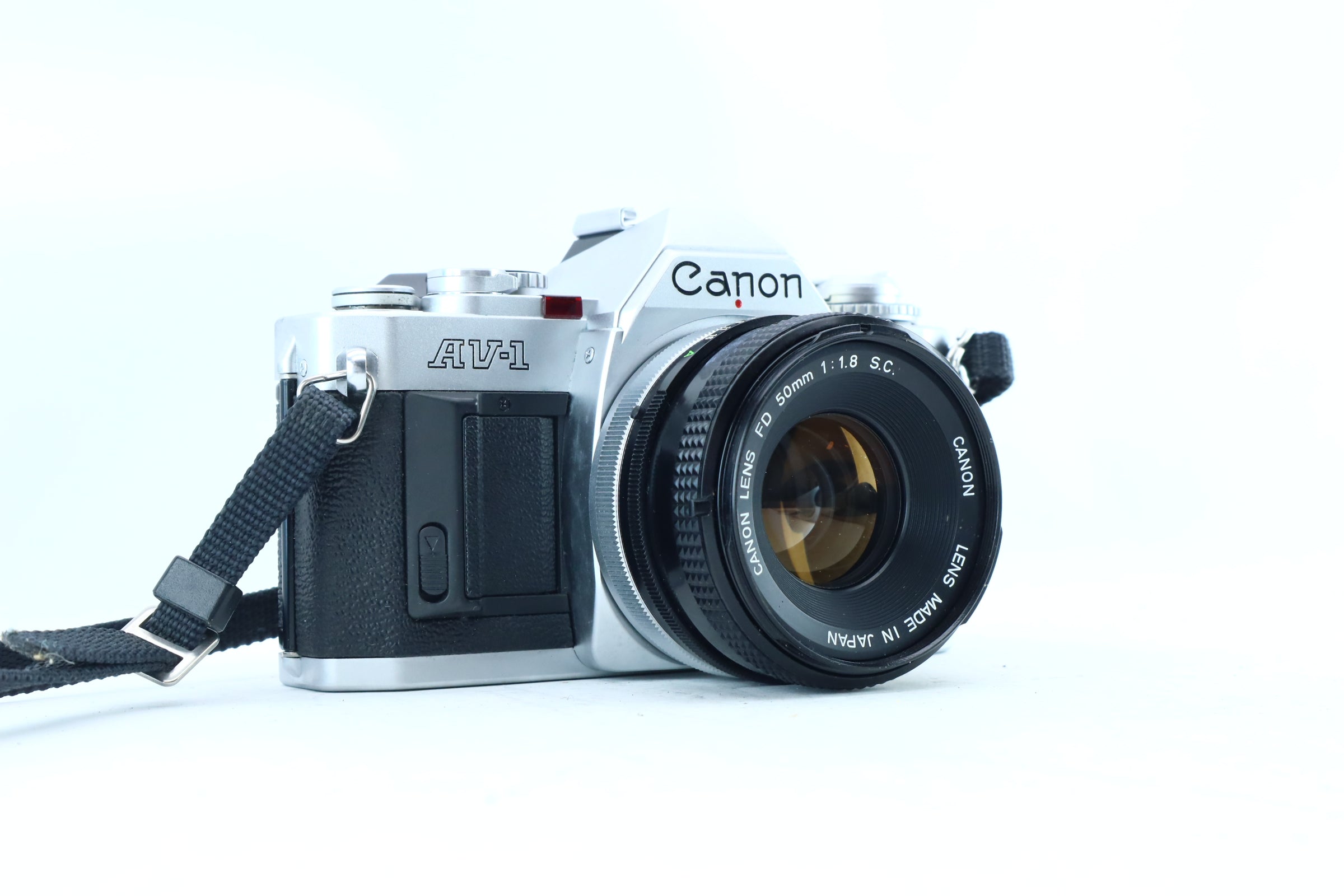Canon AV-1 | Canon FD 50mm f/1.8 S.C. – Hard to Find Camera Store