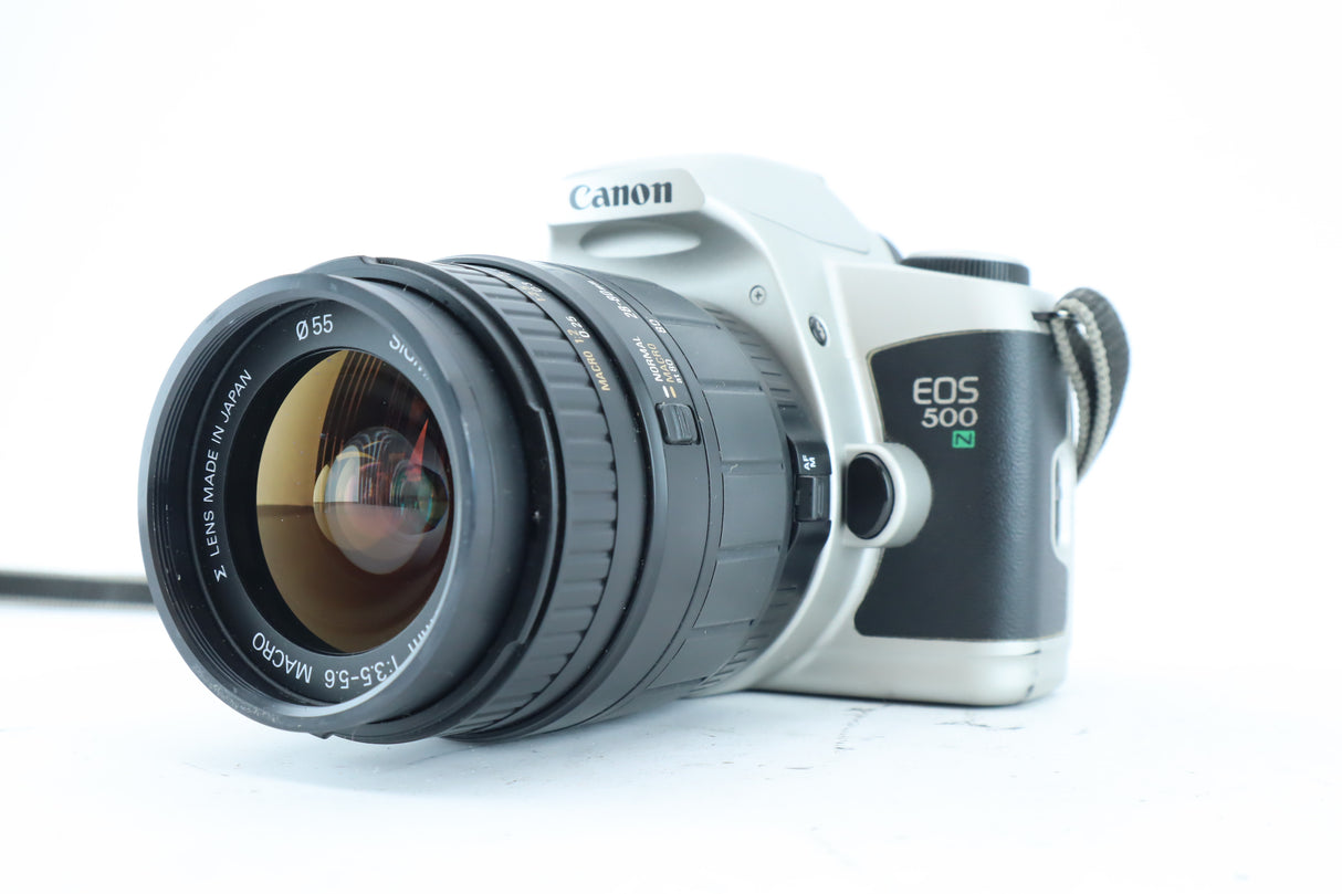 Canon EOS 400N with Sigma 28–80mm Macro