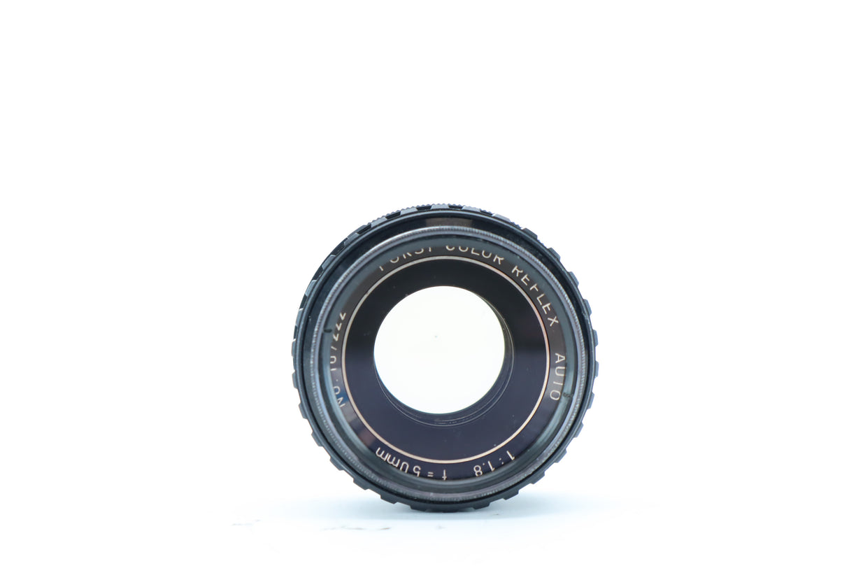 Porst Reflex Auto 50mm f/1.8 – M42 Lens with Filter