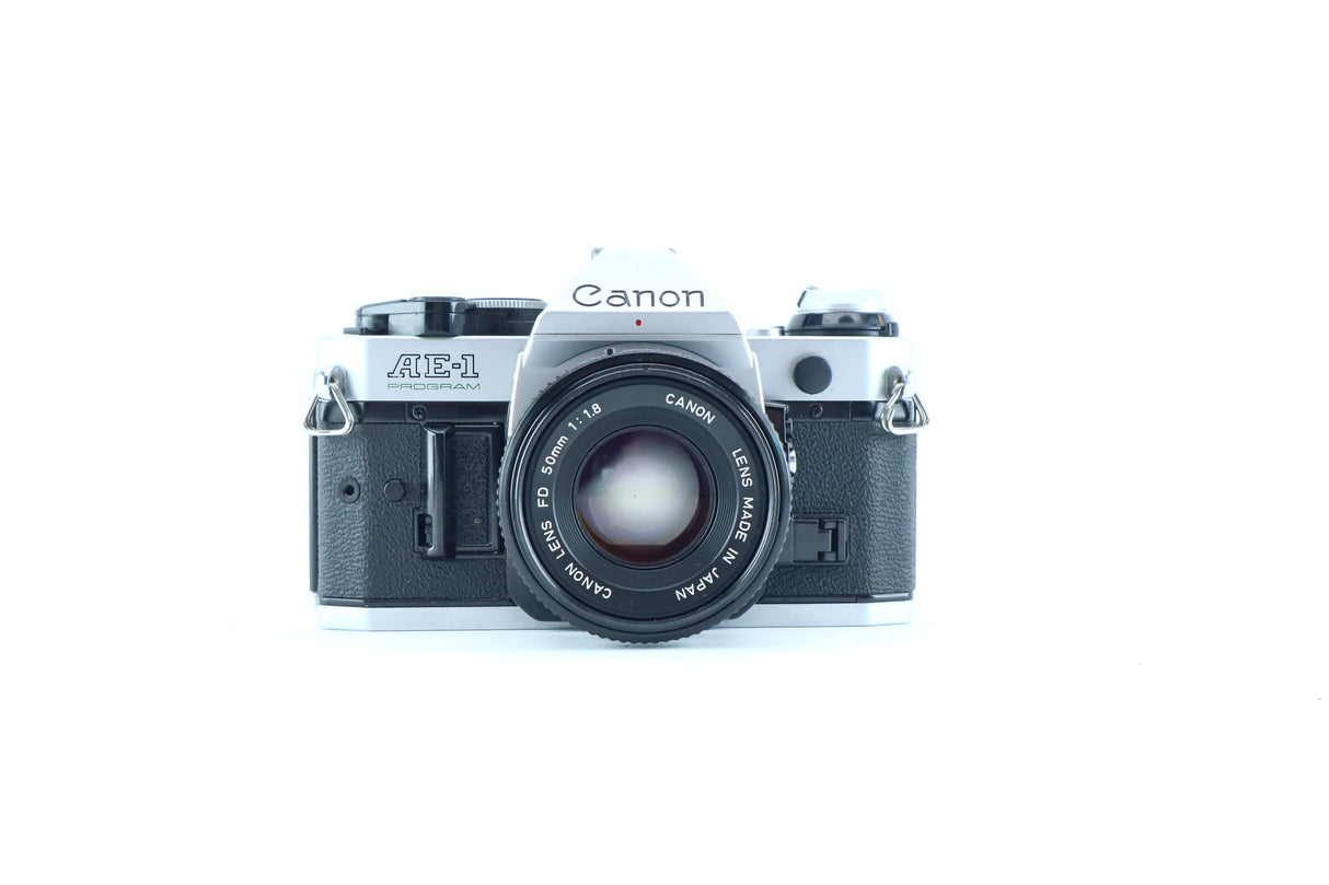 Canon AE‑1 Program with Canon FD 50 mm f/1.8