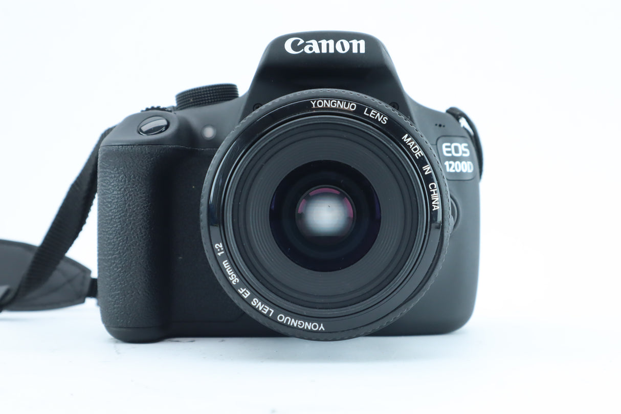 Canon EOS 1200D + Yongnuo 35mm f/2 + Canon 18–55mm