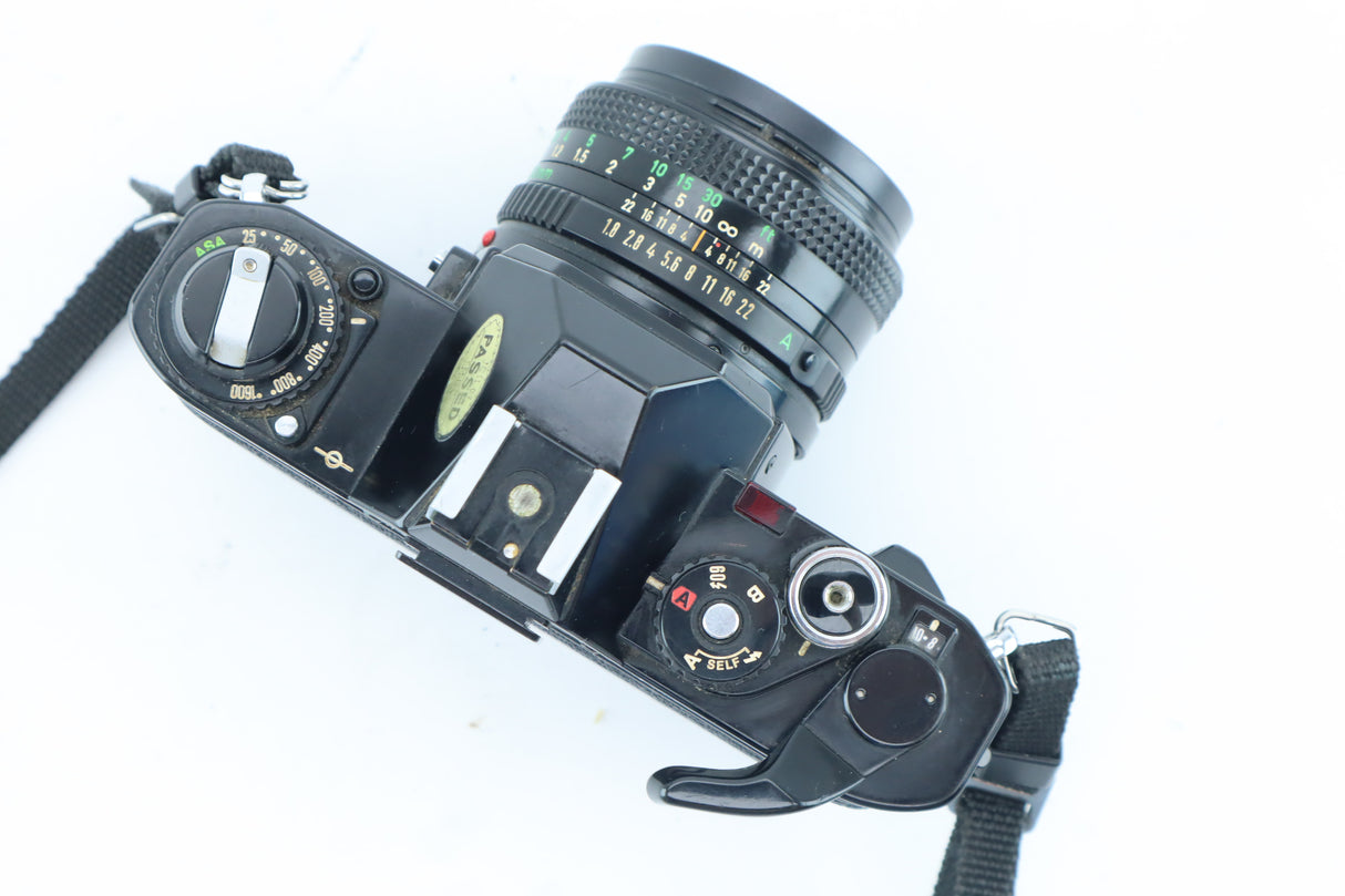 Canon AV-1 + Canon FD 50mm f/1.8