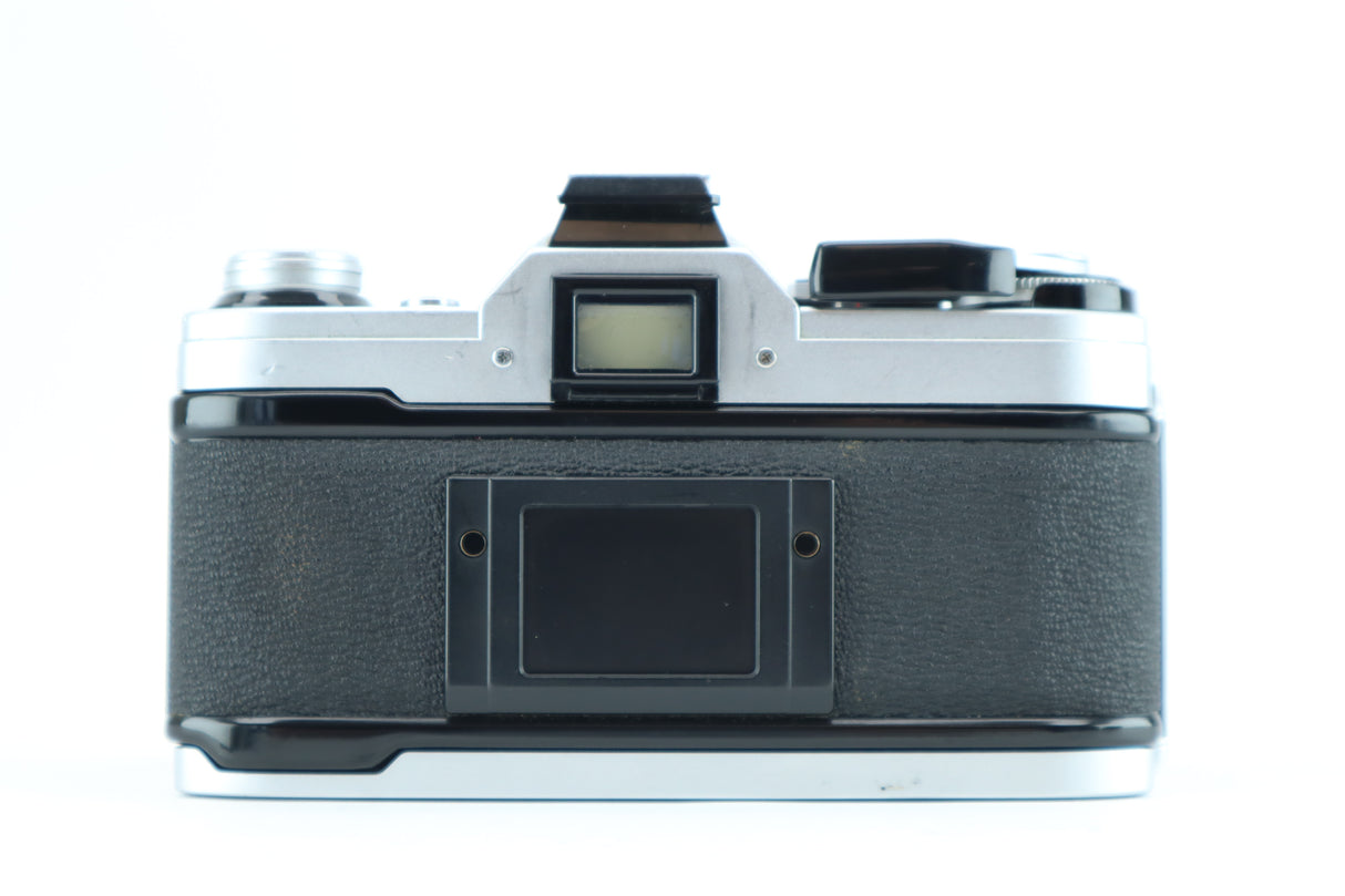 Canon AE-1 mit Canon Zoomobjektiv FD 28-55m 1:3,5-4,5 Objektiv