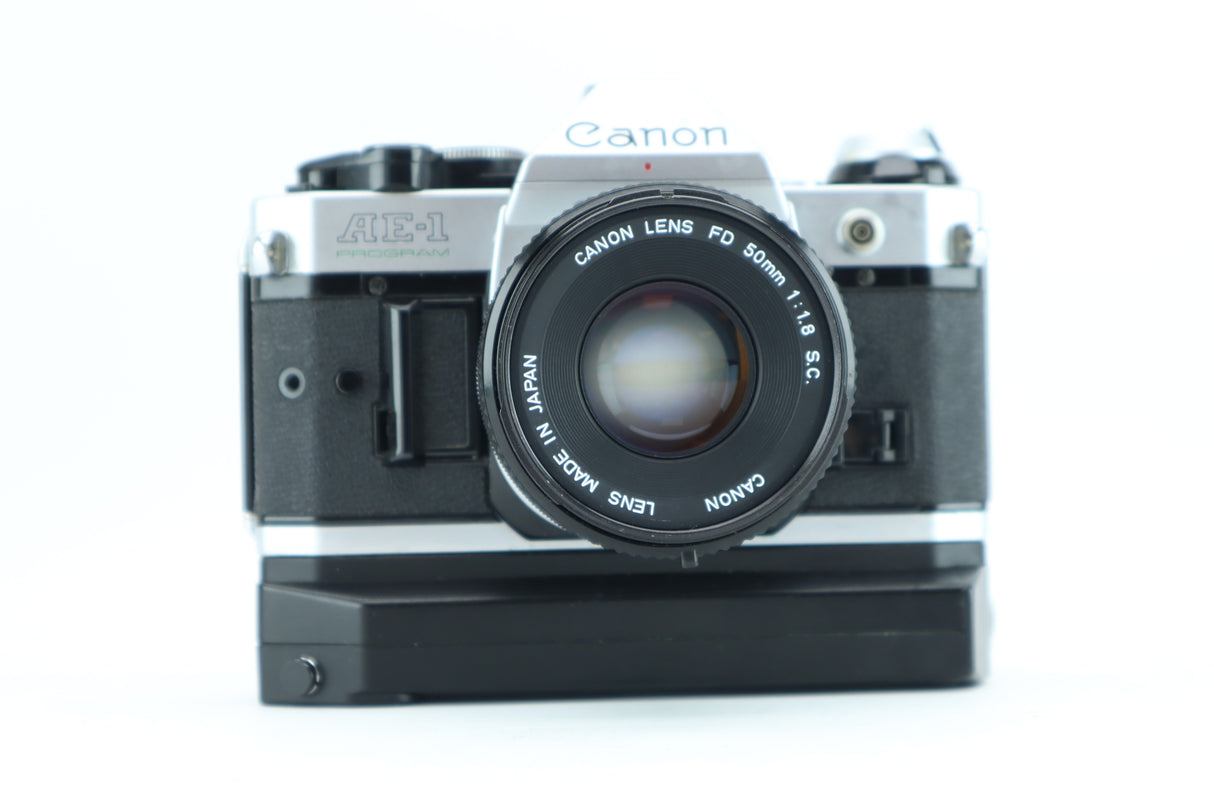 Canon AE-1 Programm mit Canon Objektiv FD 50mm 1:1,8