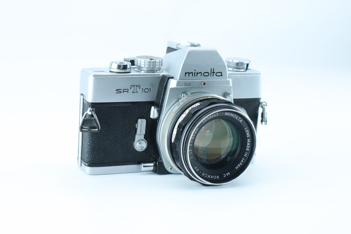 Minolta SR-T 101 with Minolta MC Rokkor-PF 55mm f/1.7