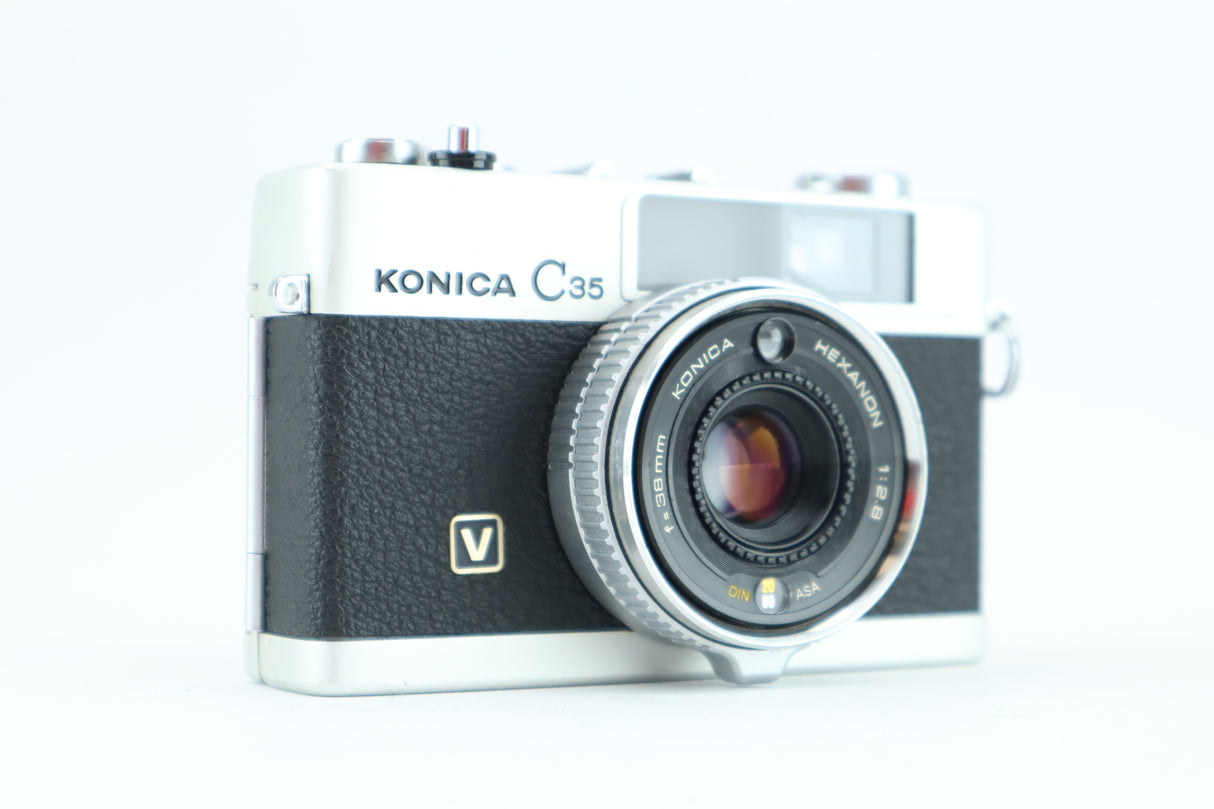Konica C35 V with Konica Hexanon 1:2.8 f=38mm